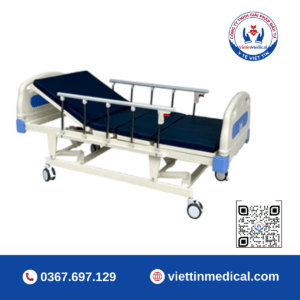 Giường y tế điều khiển 3 tay quay