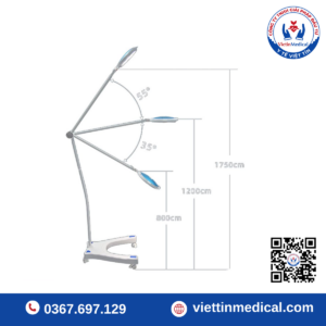 Đèn mổ di động 7 bóng LED